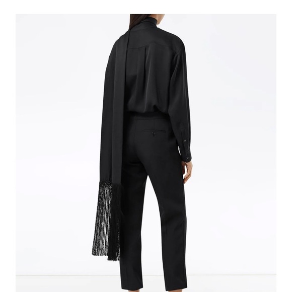Burberry silk fringe blouse - Picture 5 of 16